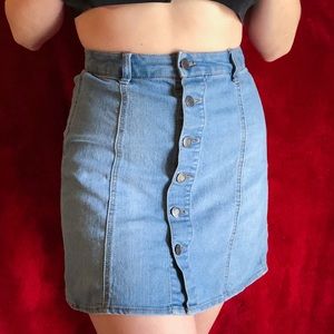 denim skirt!